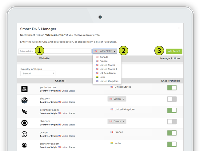 Smart DNS Manager Tool